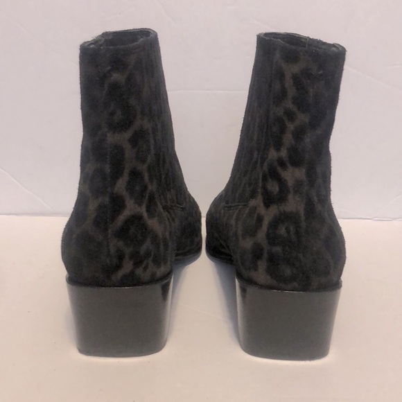 Rag & Bone Women’s Rover Black Cheetah Print Ankle Boots - Picture 4 of 6